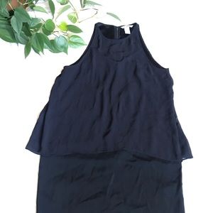 🎷 H&M Black Layered Dress